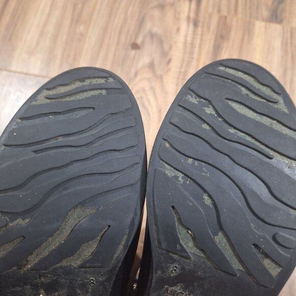 Michael Kors Black Rain Boots size 8 - Picture 3 of 9